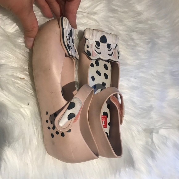 Mini Melissa Blush Ultragirl 101 Dalmatian Shoes US 12k - Picture 2 of 8